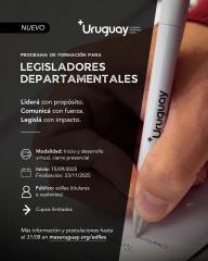 +Uruguay lanza programa de formación para ediles de los 19 departamentos +Uruguay lanza programa de formación para ediles de los 19 departamentos