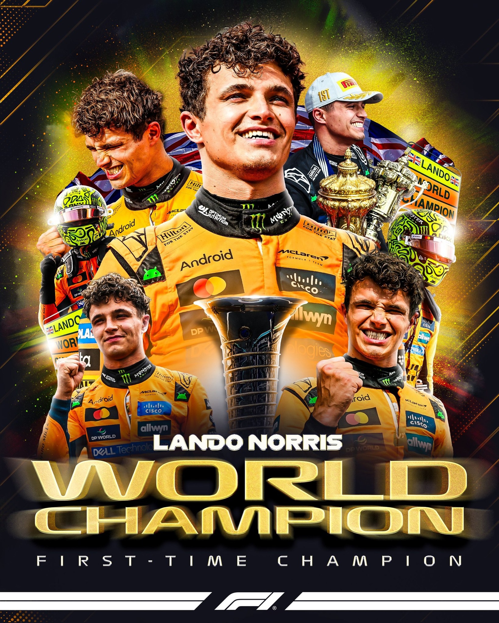Lando Norris se ha proclamado campeón del mundo de Fórmula 1 2025! Lando Norris se ha proclamado campeón del mundo de Fórmula 1 2025!