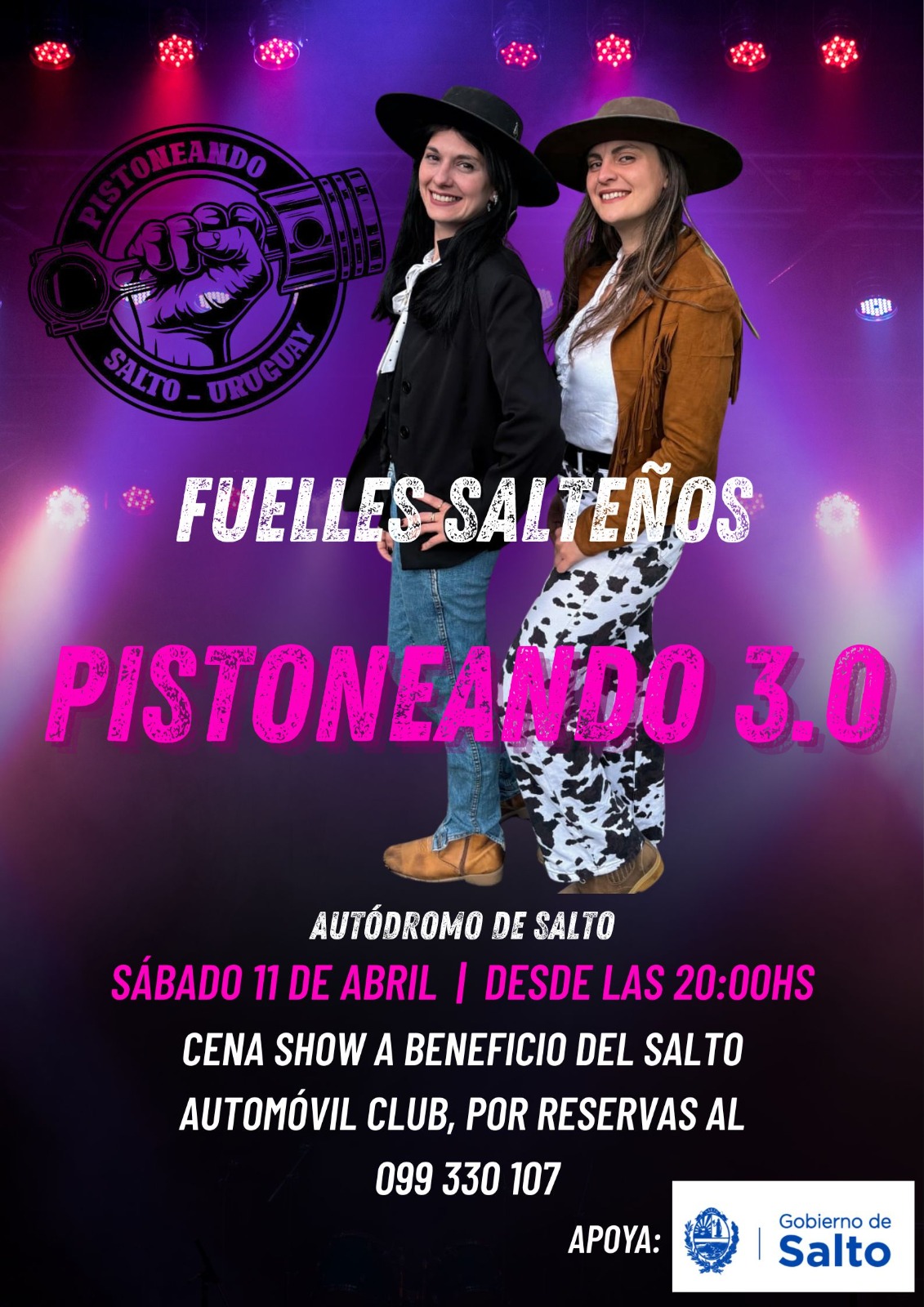 Pistoneando 3.0 llega al Autódromo de Salto con actividades para toda la familia Pistoneando 3.0 llega al Autódromo de Salto con actividades para toda la familia