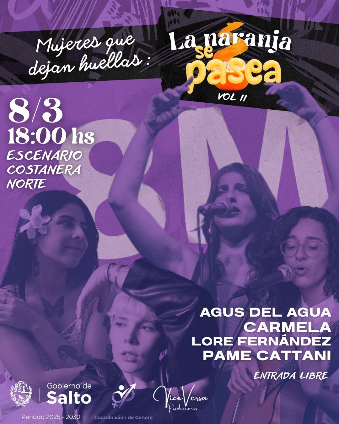 El Gobierno de Salto conmemora el 8M con el evento «Mujeres que dejan huellas» El Gobierno de Salto conmemora el 8M con el evento «Mujeres que dejan huellas»