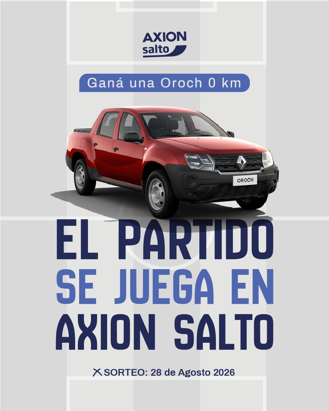 Te lo confirmamos Una Renault Oroch okm Puede ser TUYA en AXION SALTO