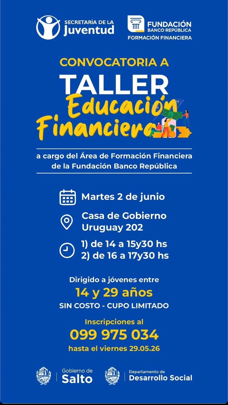 Secretaría de Juventud convoca a taller gratuito de educación financiera para jóvenes Secretaría de Juventud convoca a taller gratuito de educación financiera para jóvenes