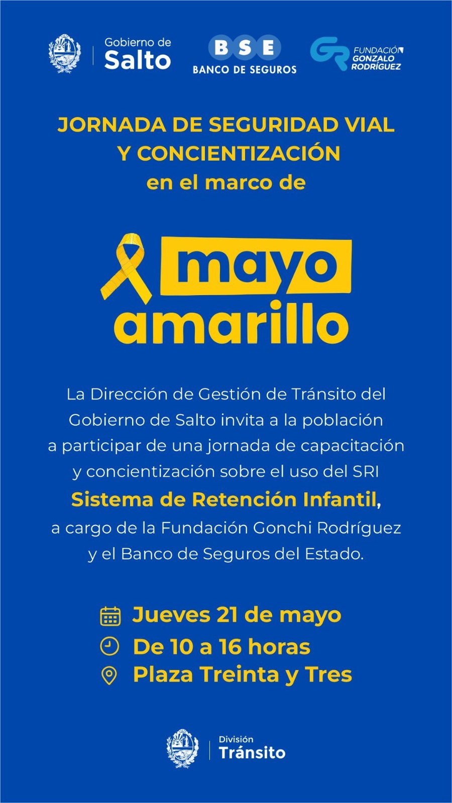 Jornada de seguridad vial y concientización sobre Sistemas de Retención Infantil Jornada de seguridad vial y concientización sobre Sistemas de Retención Infantil