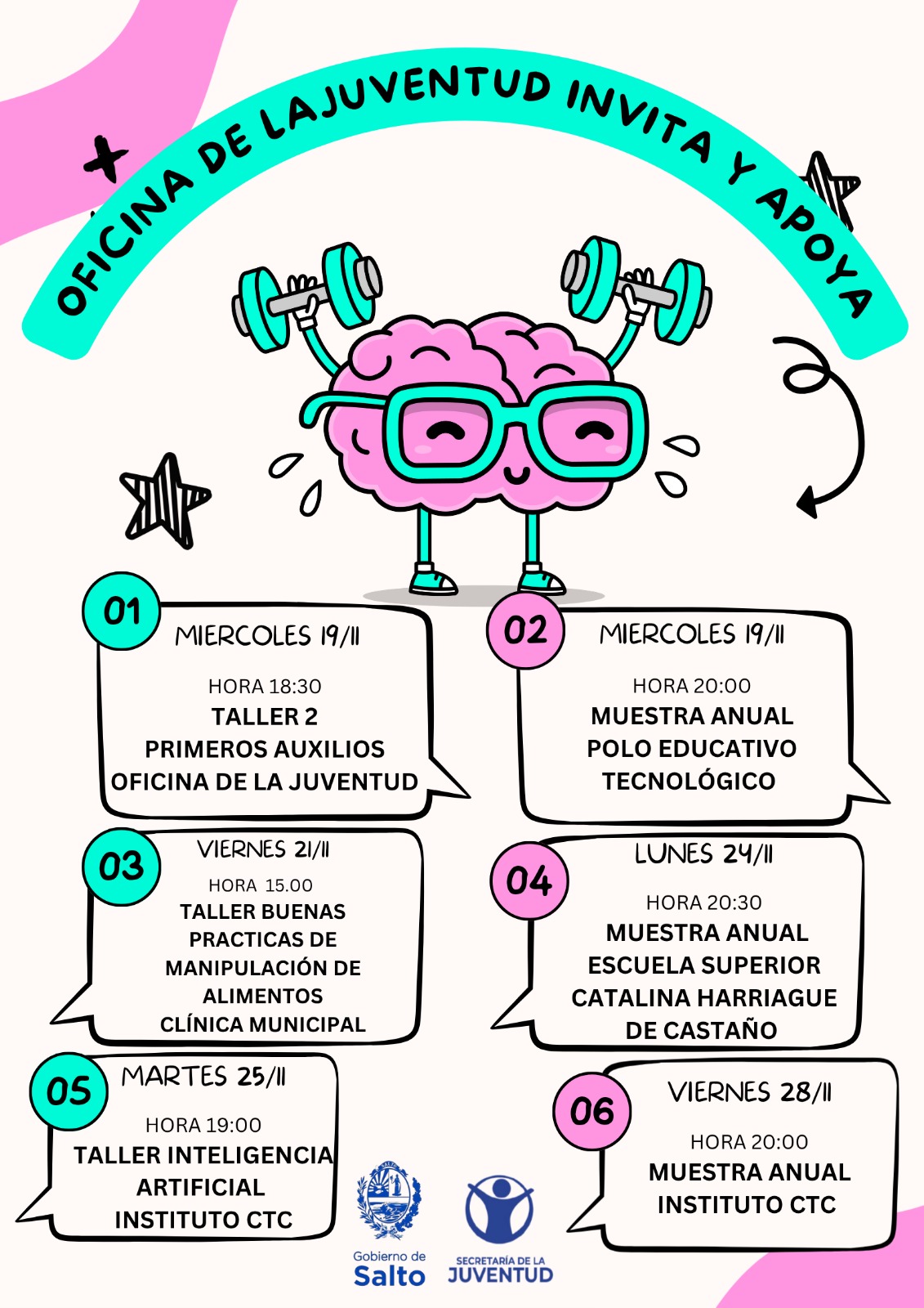 La Oficina de la Juventud invita a participar en talleres y actividades educativas La Oficina de la Juventud invita a participar en talleres y actividades educativas