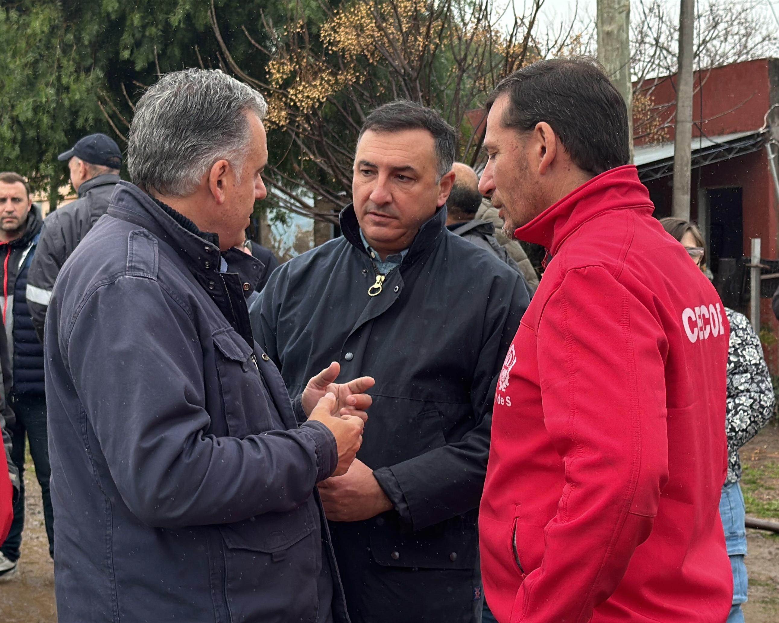 Recorrida del Intendente con el Presidente en Salto Recorrida del Intendente con el Presidente en Salto