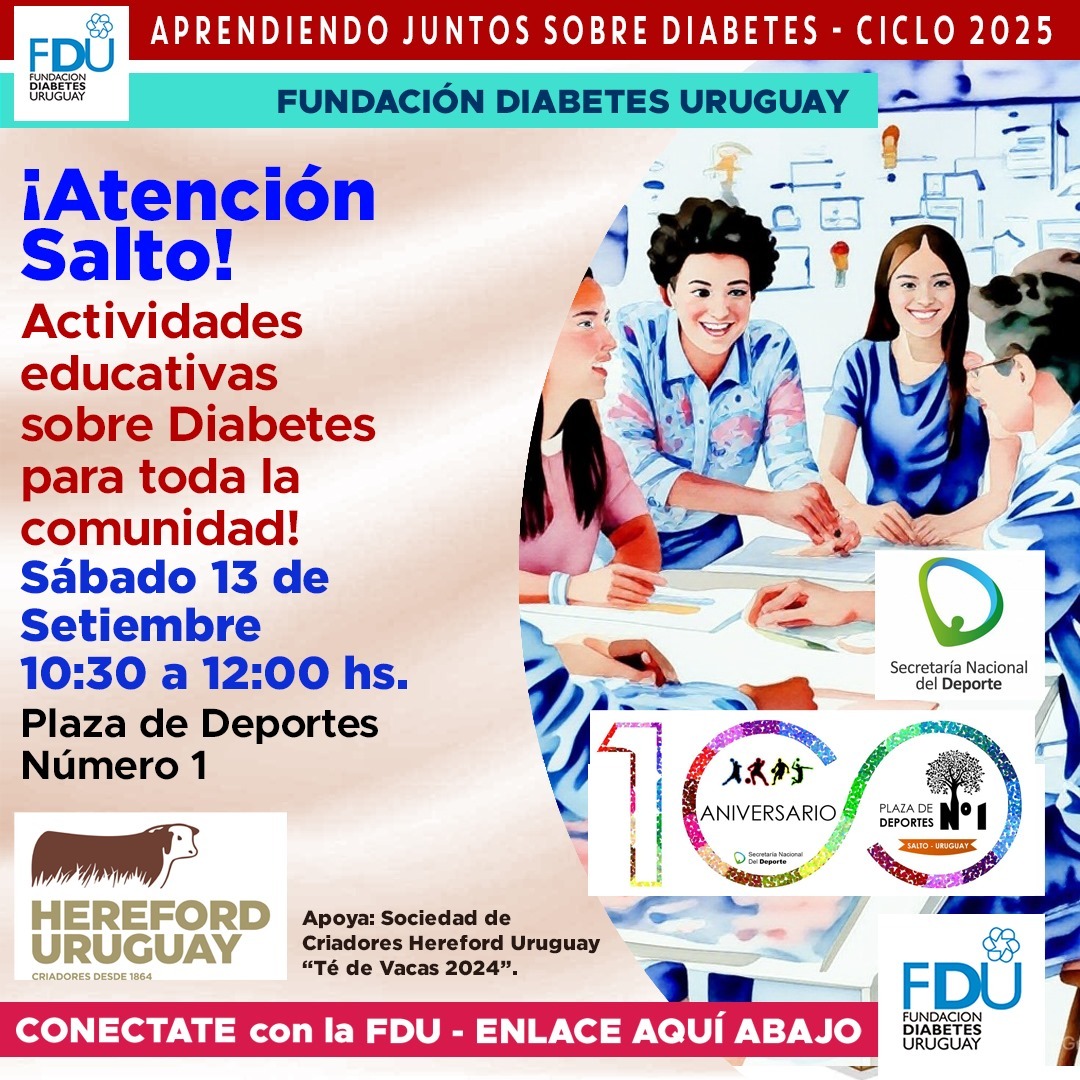 Jornada comunitaria sobre diabetes en Salto Jornada comunitaria sobre diabetes en Salto