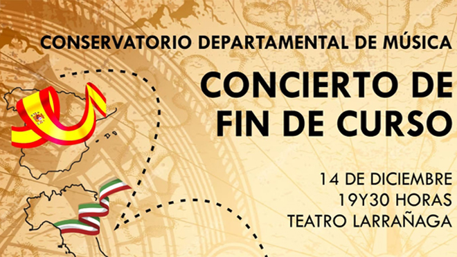 Conservatorio Departamental de Música invita al concierto de fin de cursos