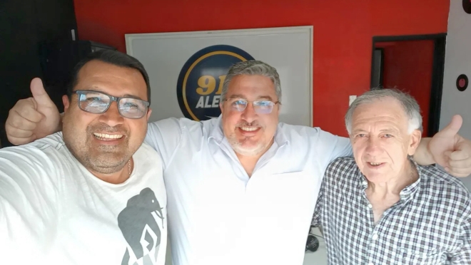 La visita a la Radio de José Luis Ambrosoni Lista 400 Partido Nacional