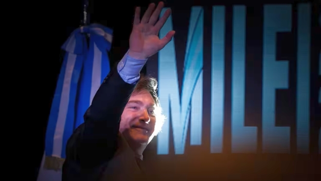 Javier Milei arrasó en Uruguay: obtuvo más del 90% de los votos en Maldonado y llegó al 70% en Montevideo