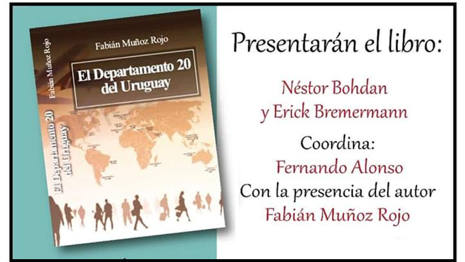 Este miércoles 6 de diciembre a las 19:30 horas en la sede Salto Udelar, se presenta el libro “El Departamento 20 del Uruguay”