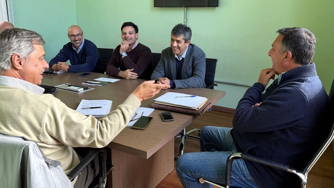 ALBISU RECIBIÓ A OPP EN SALTO PARA AVANZAR EN LA PLANIFICACIÓN DEL NUEVO GOBIERNO DEPARTAMENTAL