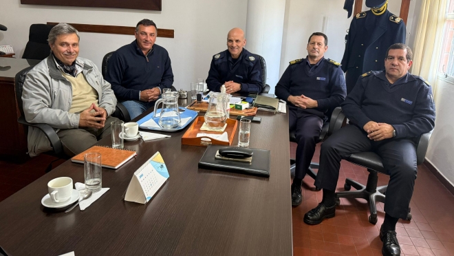 ALBISU RECIBIÓ A OPP EN SALTO PARA AVANZAR EN LA PLANIFICACIÓN DEL NUEVO GOBIERNO DEPARTAMENTAL