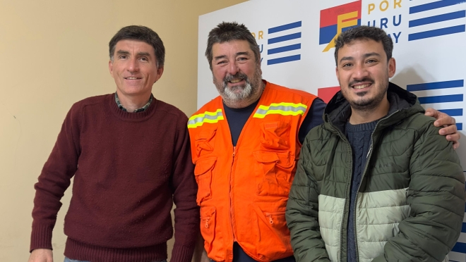 Por el Dr. Alvaro Lima- Diputado FA en Salto: Mantuve un encuentro con representante de los trabajadores de la citricultura en Salto.