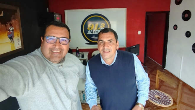 La visita a la Radio de Mario Furtado Edil Frente Amplio, un linda charla haciendo un balance