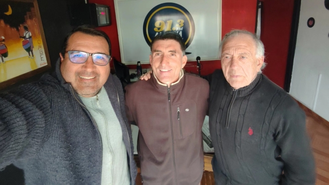 La visita a la Radio del Dr Álvaro Lima Diputado del Frente Amplio
