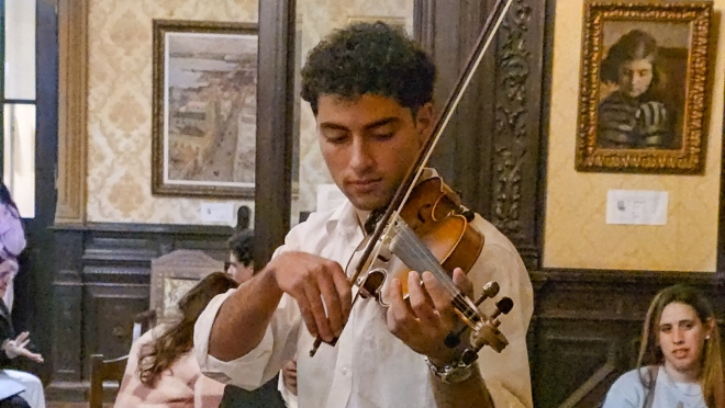 Concierto de estudiantes del Conservatorio cerró la exposición “Miradas de Salto” en el Museo de Bellas Artes