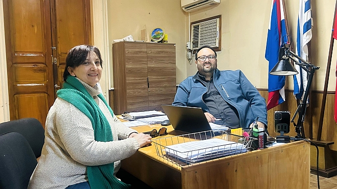 Junta Departamental de Salto: Reunión Con DINALI MIDES
