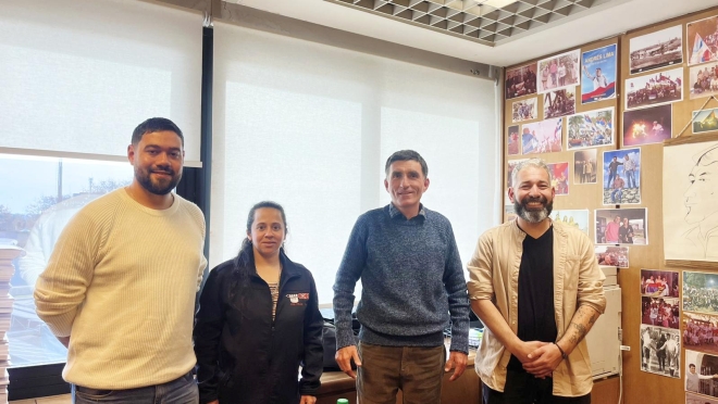 Por el Dr. Alvaro Lima Diputado FA Salto: Reunión con la Organización de funcionarios civíles penitenciarios.