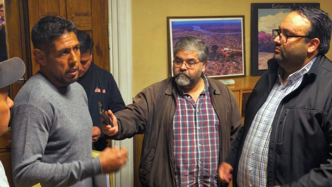 La Junta Departamental de Salto  recepcionó el planteo escrito de ADEOMS referido a la situación de los 292 funcionarios designados en la administración anterior