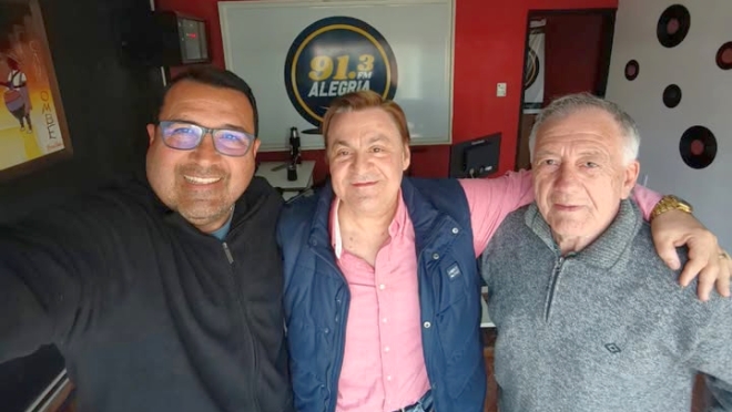 La visita a la Radio de Alberto Zubi Director de Movilidad Urbana de la Intendencia de Salto