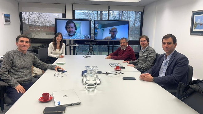 Reunión con el Consejo Directivo Central de UTEC junto a los diputados de Salto.