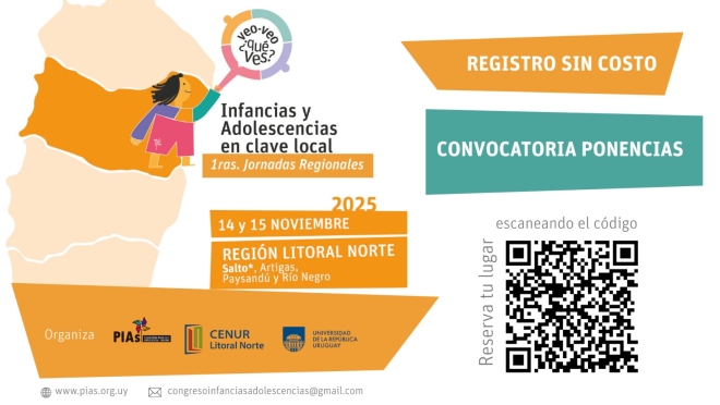 JORNADAS REGIONALES DE INFANCIAS Y ADOLESCENCIAS Artigas – Salto – Paysandú – Río Negro