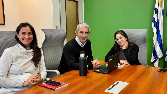 Publicación de anuela Mutti Fornaroli: Me recibió c el presidente de la ANEP, Pablo Caggiani