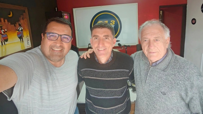 La visita a la Radio del Diputado por el Frente Amplio Dr Álvaro Lima