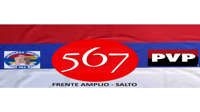 COMUNICADO DEL ESPACIO 567 FRENTE AMPLIO SALTO: A NUESTRO PUEBLO Y A NUESTRAS COMPAÑERAS Y COMPAÑEROS