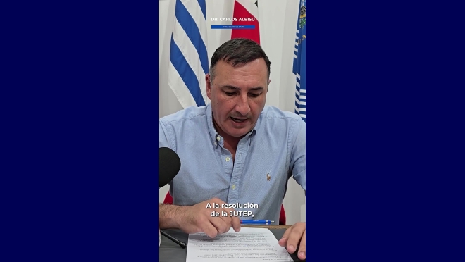 El intendente de Salto, Carlos Albisu, consideró “insólita” una resolución de la Junta de Transparencia y Ética Pública (Jutep)