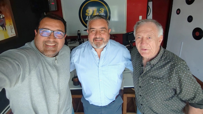 La visita a la Radio del Diputado por el Partido Colorado Dr Horacio De Brum, muchas novedades de lo que viene trabajando para Salto y la Región