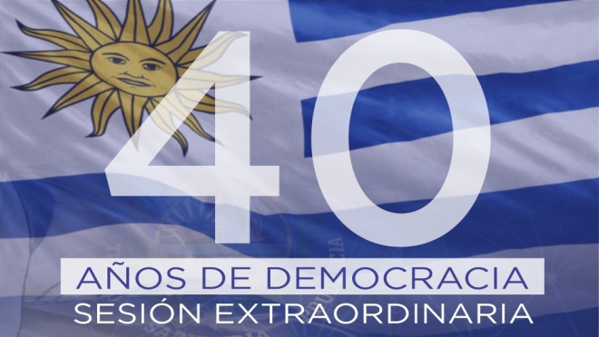 Palabras del Presidente de la Junta Departamental de Salto,Dr. Enzo Molina Franchini con motivo de el descubrimiento de la placa conmemorando los 40 años de democracia.