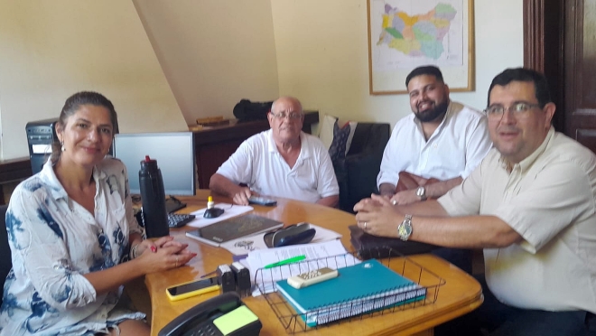 Club de Leones Salto Los Azahares y Filial Andresito se reunieron con la Directora de Desarrollo Social