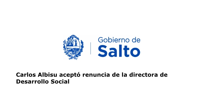Carlos Albisu aceptó renuncia de la directora de Desarrollo Social