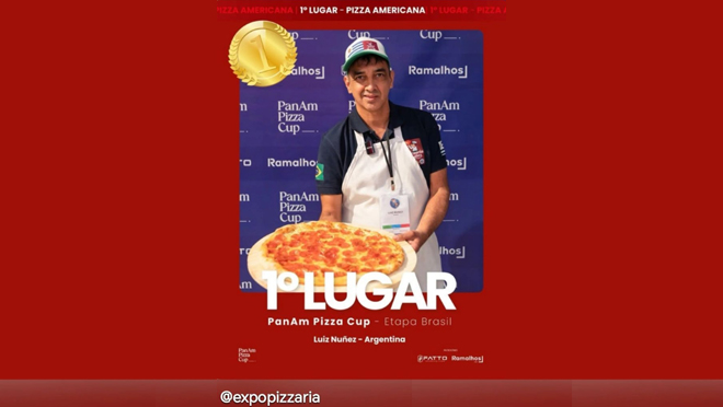 Desde San Pablo Brasil Comunicación en vivo con Luis Núñez Campeón Panamericano de Pizzas!