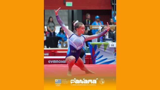 ¡ORO para Uruguay en gimnasia artística!