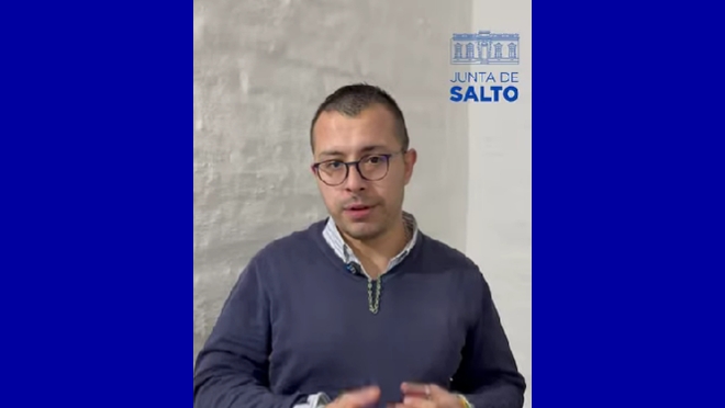 Jonnathan Aramburo en representación de Presidencia de la Junta de Salto participando en la Comisión de Turismo y Trabajo que sesionó en Pueblo Belén.