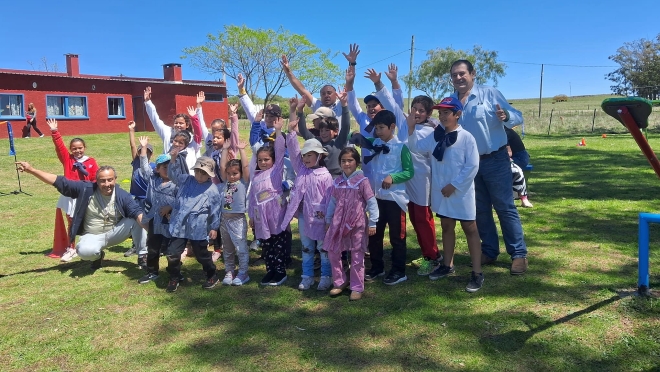Semana del Corazón en Pueblo Cayetano con participación del Gobierno de Salto