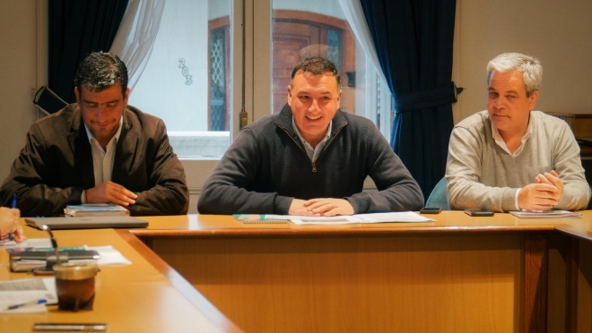 Reunión entre autoridades departamentales y municipios en el marco del Movimiento de Municipios, Ciudades y Comunidades Saludables