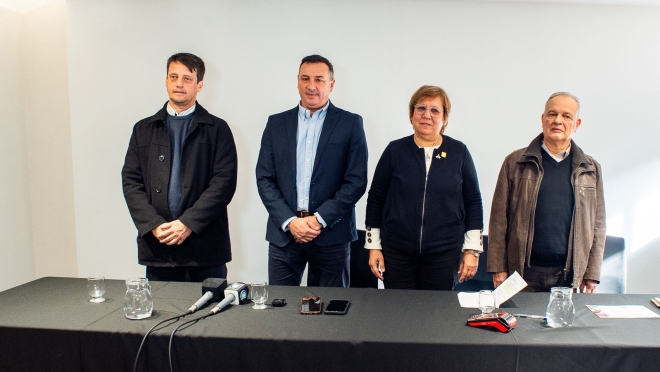 Albisu acompañó el lanzamiento de la 18ª edición del Salón del Vino Fino de Salto Organizado por el Rotary Club Salto Noreste
