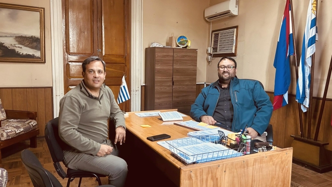 Junta Departamental de Salto: Reunión con el director del MIDES Salto